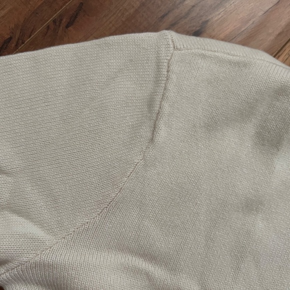 Women's Cashmere Funnel Neck Sweater - Fresh Ivory - Picture 7 of 13